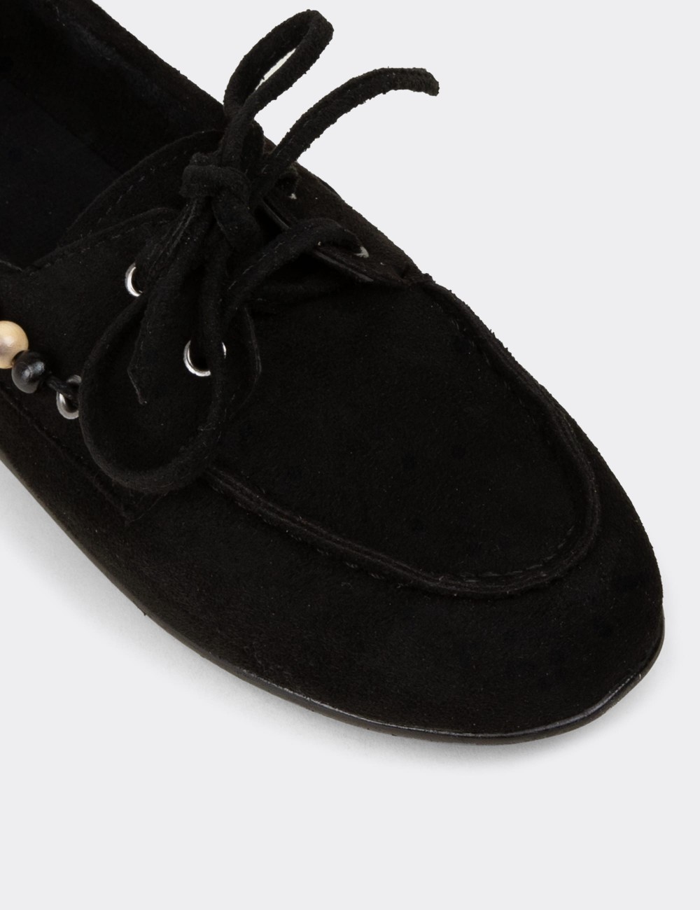 Women's Black Loafers - K2903ZSYHM01