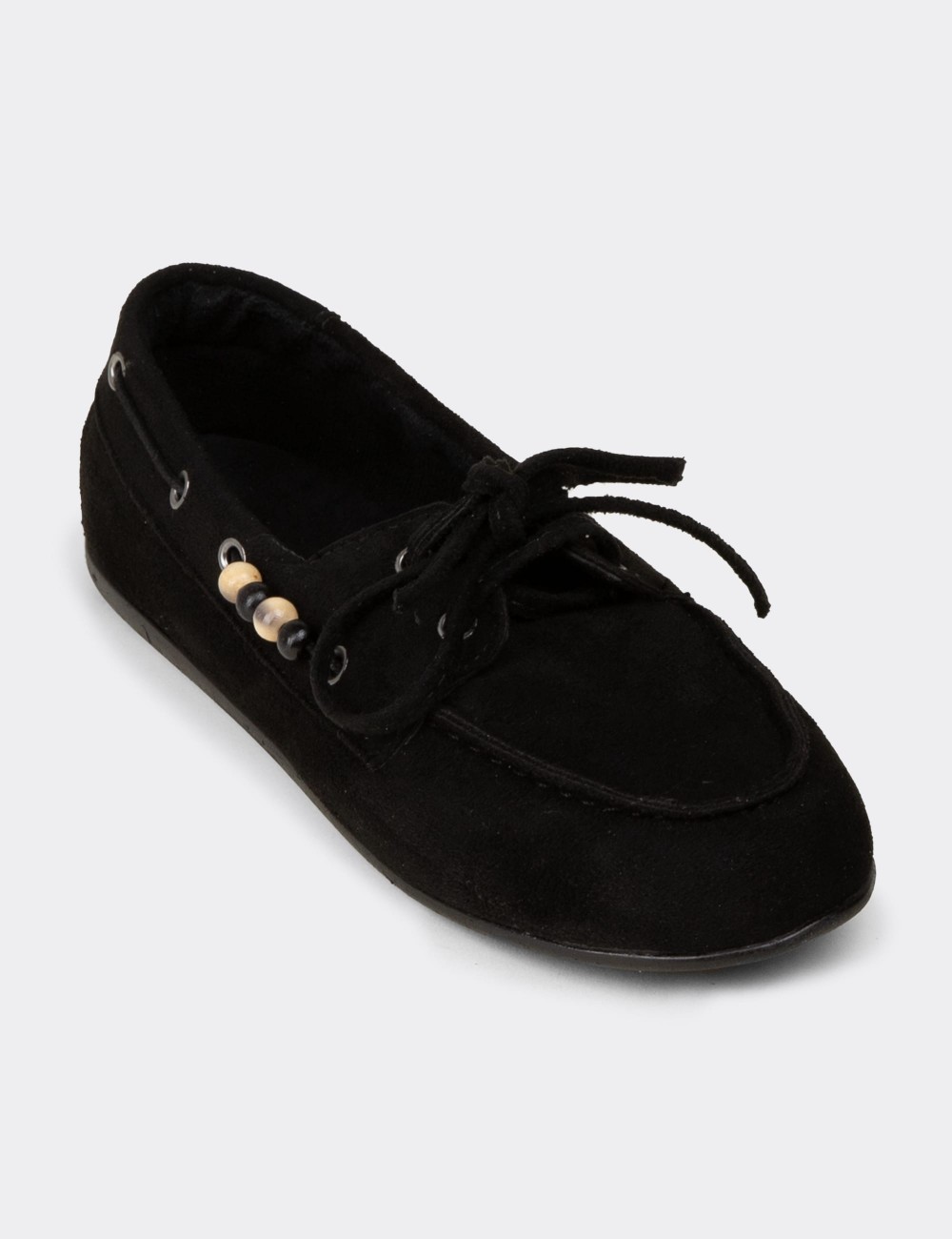Women's Black Loafers - K2903ZSYHM01
