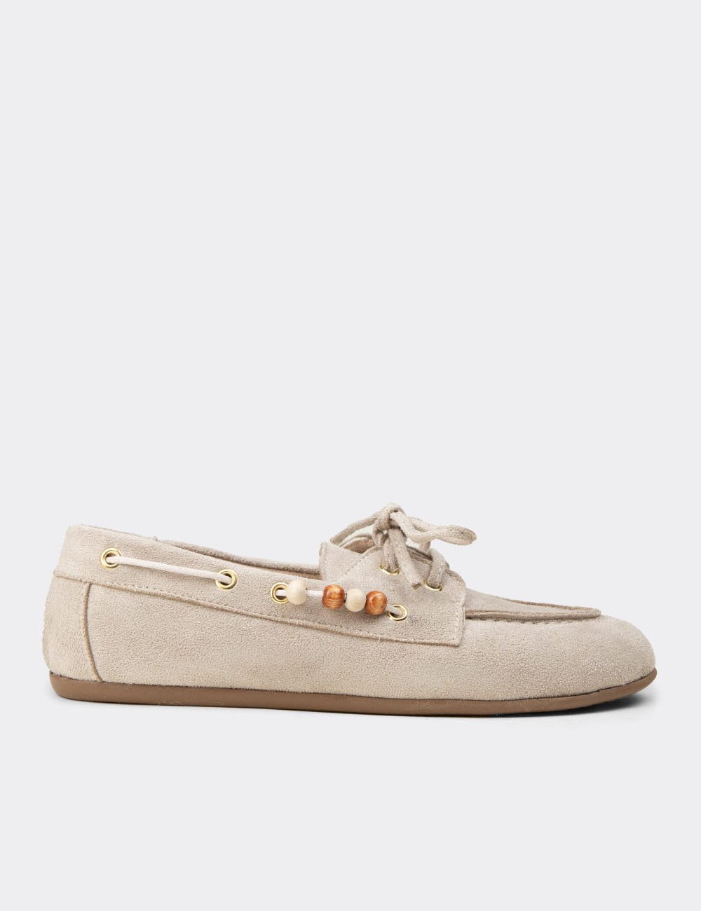 Women's Beige Loafers - K2903ZBEJM01