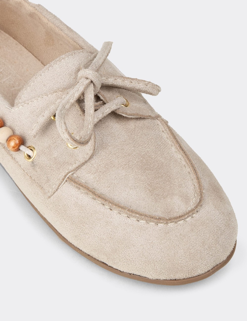 Women's Beige Loafers - K2903ZBEJM01