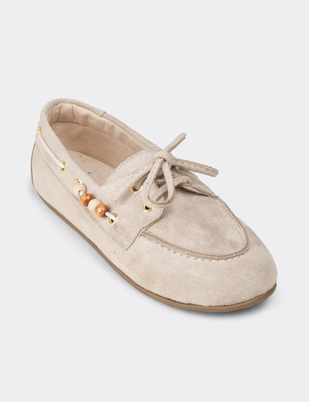 Women's Beige Loafers - K2903ZBEJM01