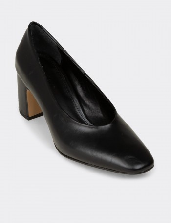 Women's Black Pumps - K7702ZSYHM01