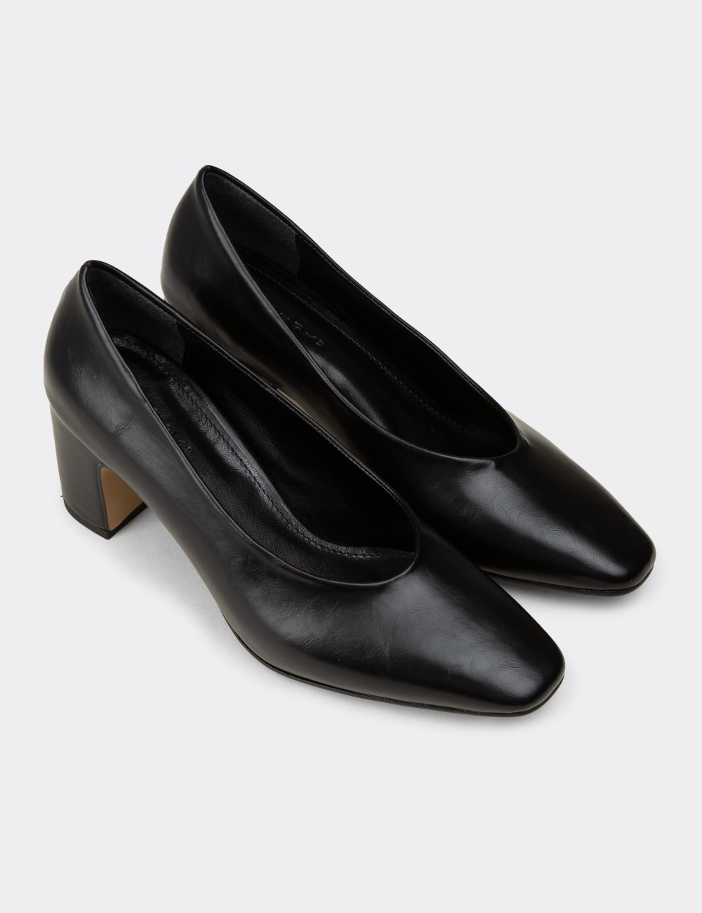 Women's Black Pumps - K7702ZSYHM01