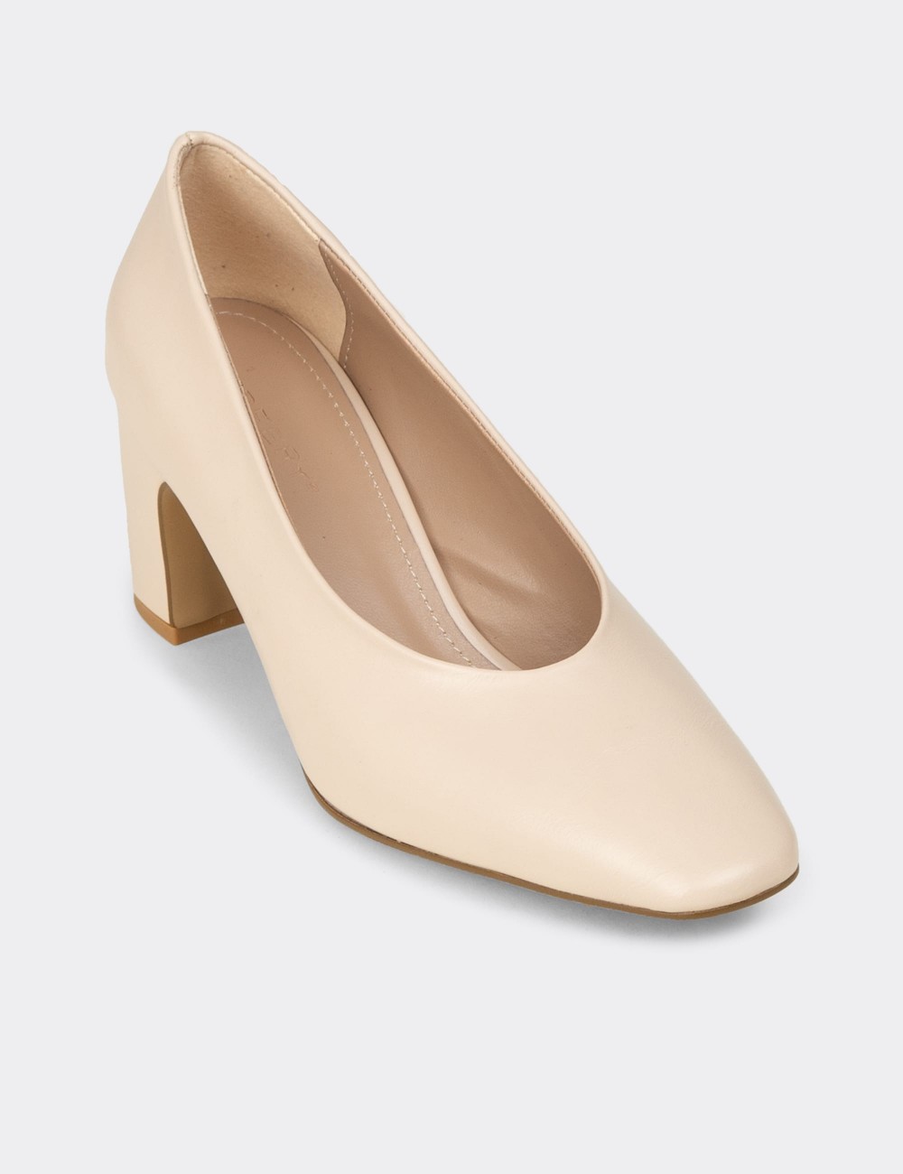 Women's Beige Pumps - K7702ZBEJM01
