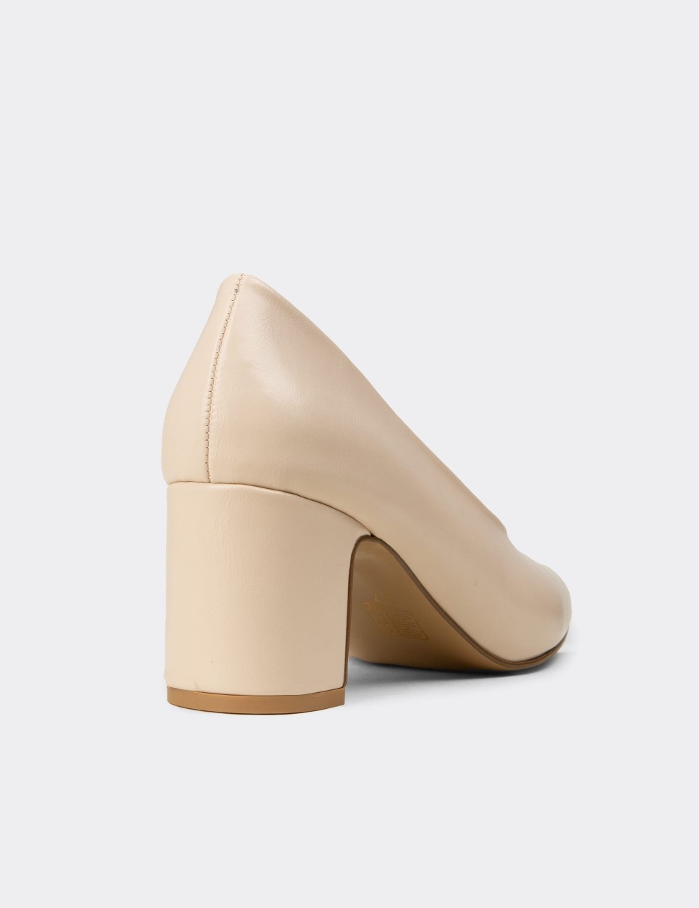 Women's Beige Pumps - K7702ZBEJM01