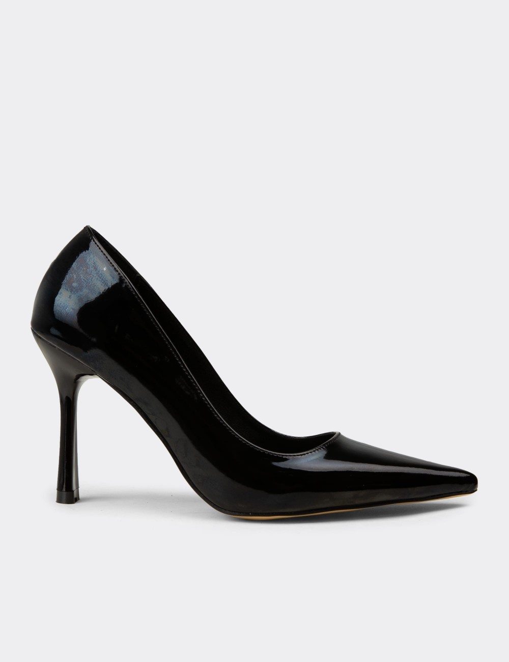 Women's Black Patent Stiletto - K0439ZSYHC01