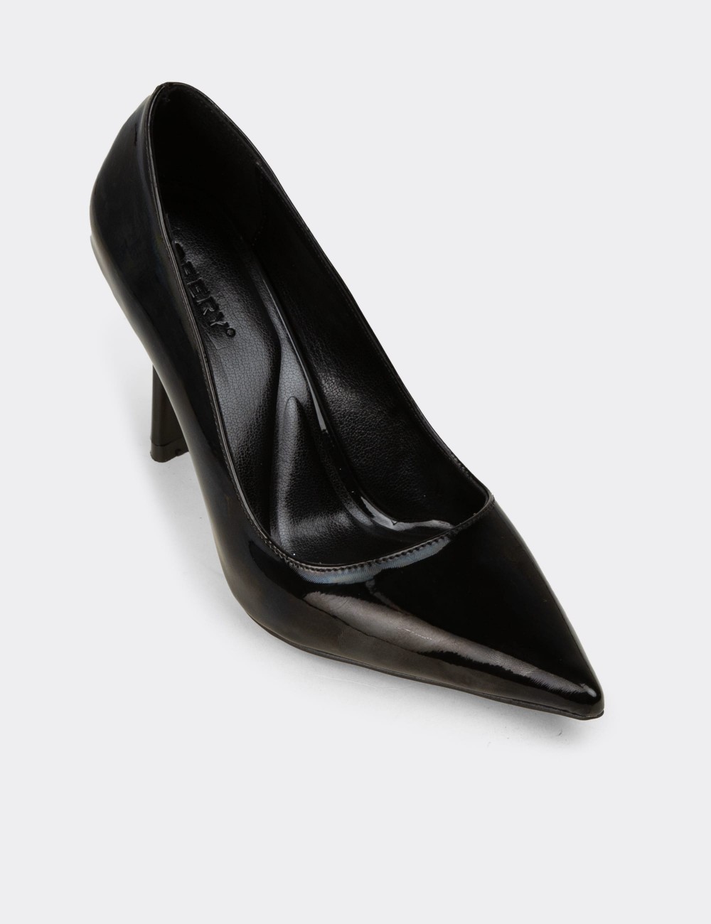 Women's Black Patent Stiletto - K0439ZSYHC01