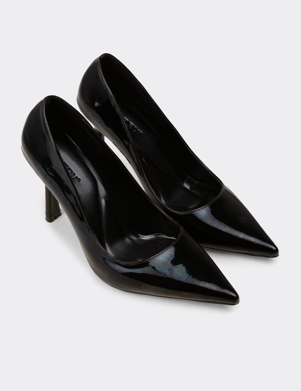 Women's Black Patent Stiletto - K0439ZSYHC01
