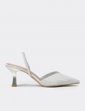 Silver Pumps
