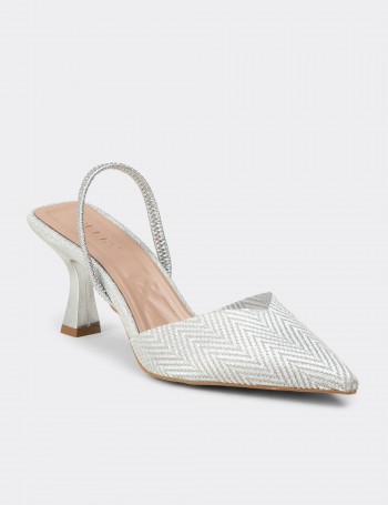 Silver Pumps