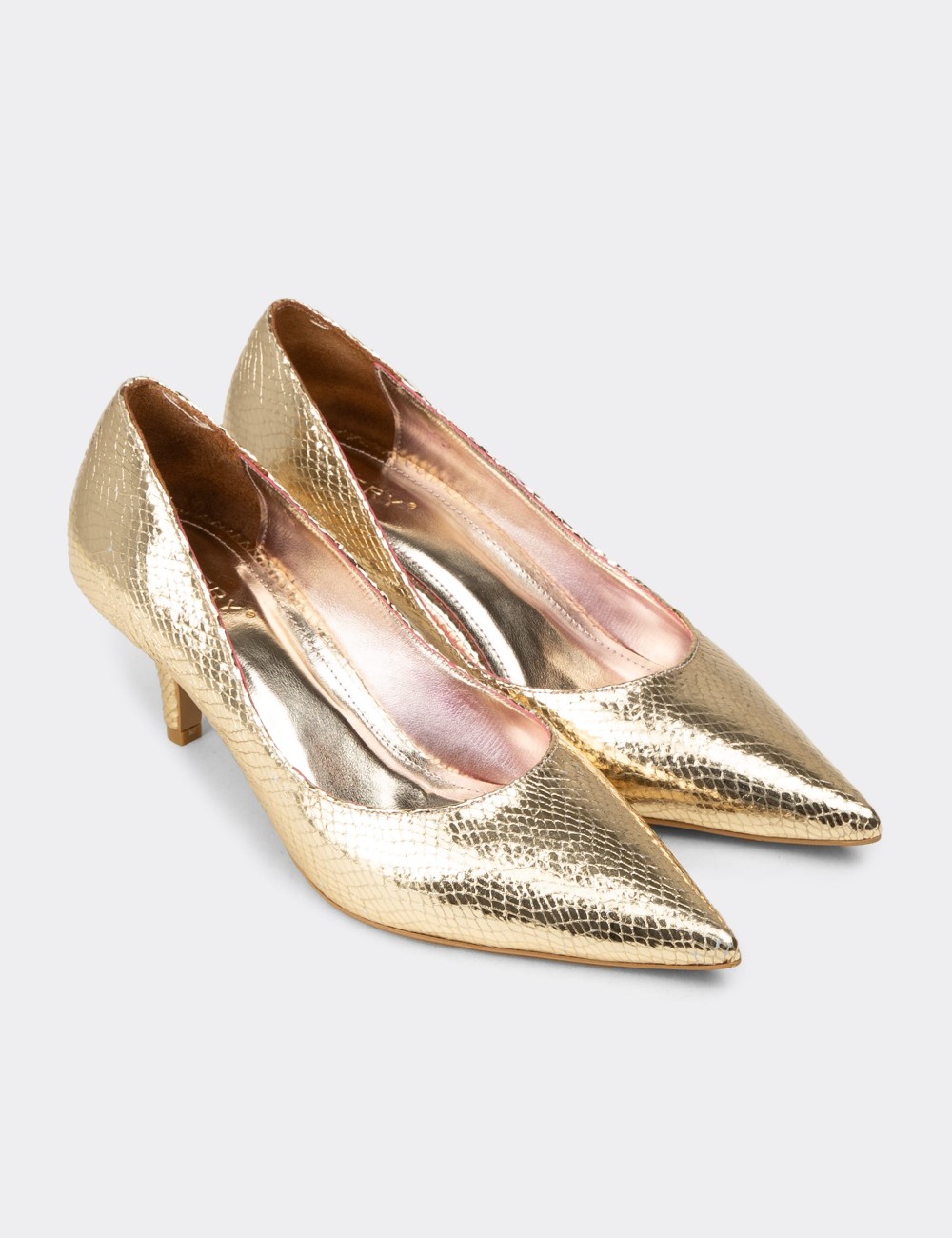 Women’s Gold High Heels - RD430ZALTM01