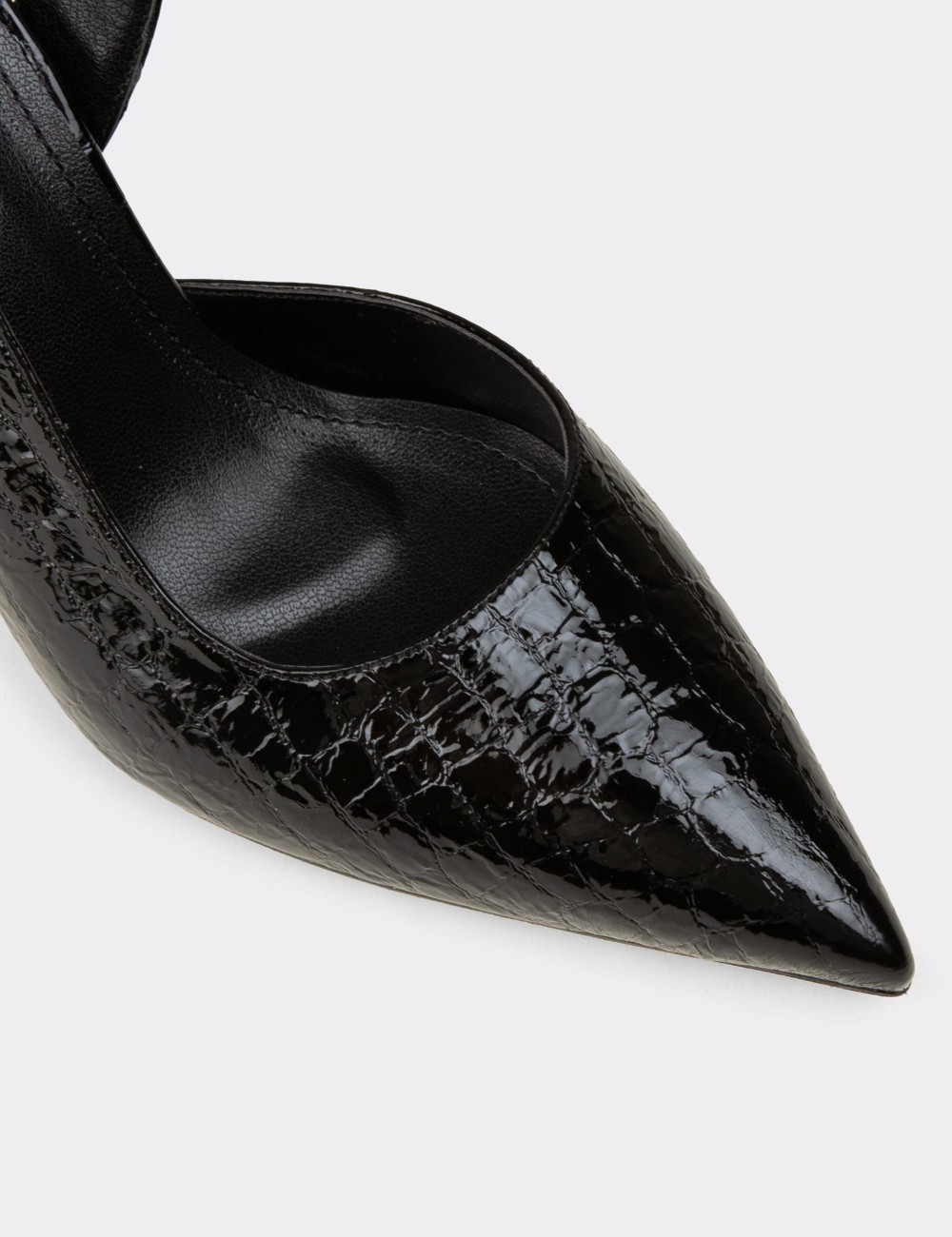 Women's Black Slingback Pumps - K7750ZSYHM01