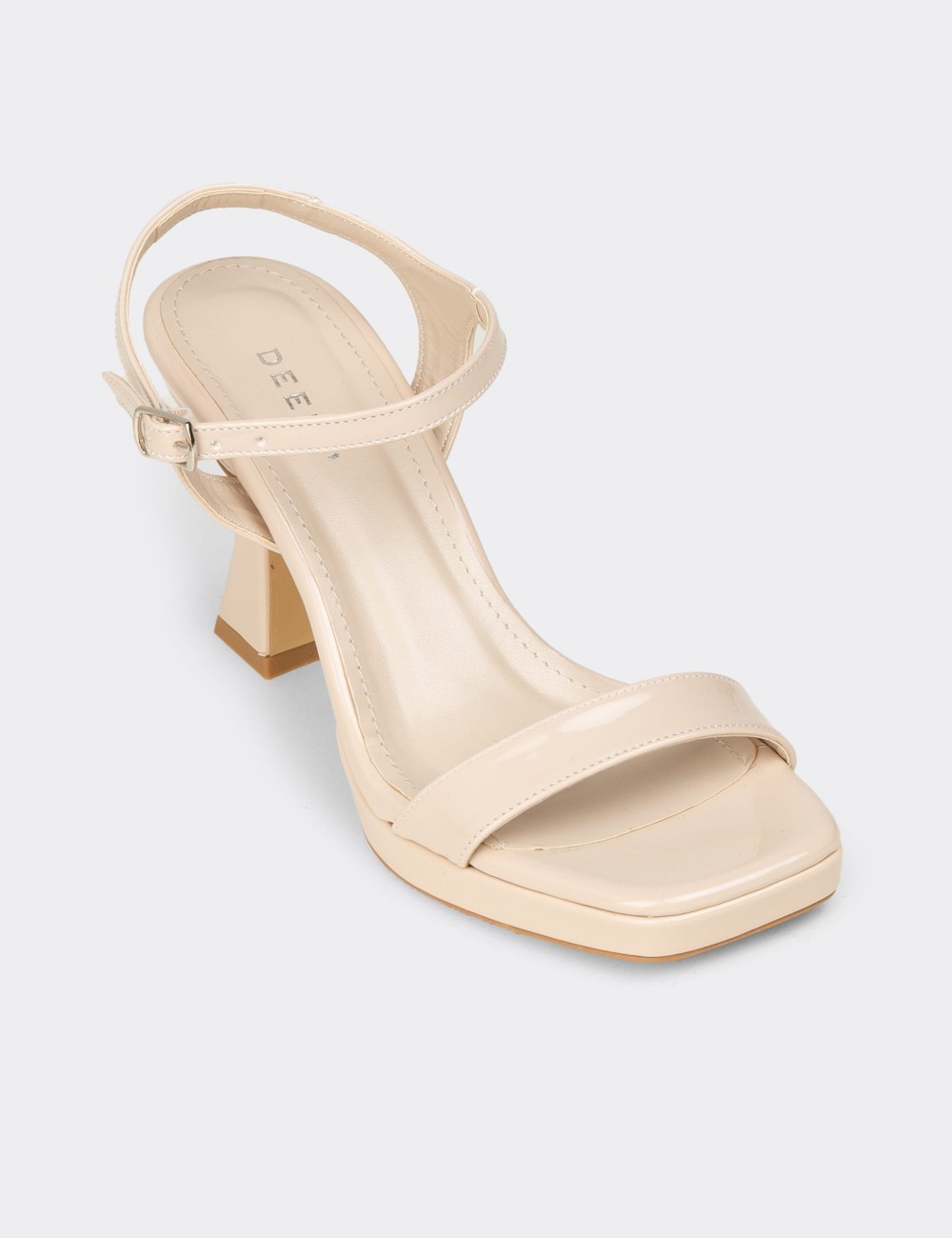 Women's Beige Evening High Heel - SM198ZBEJM03