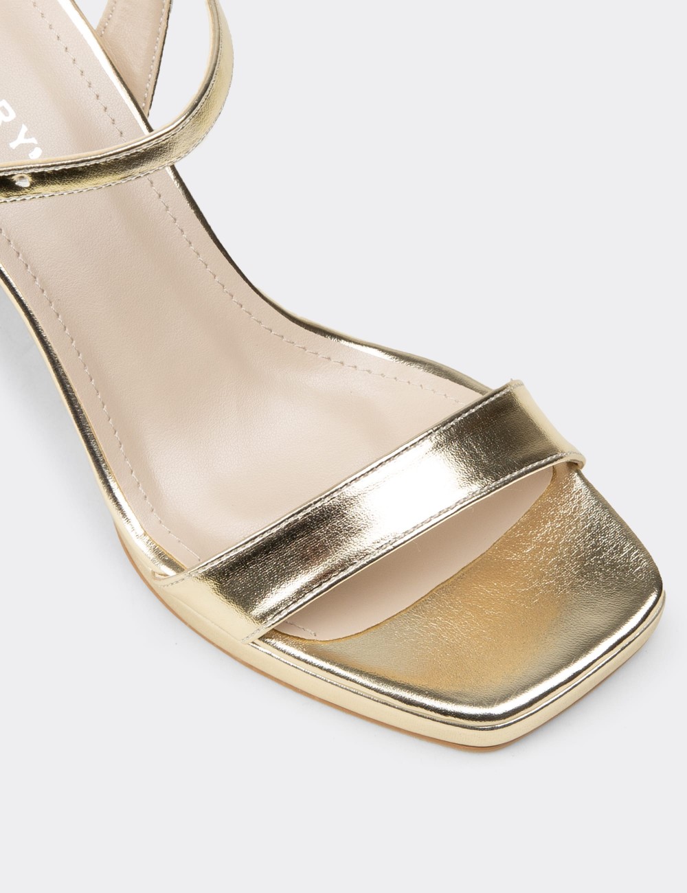 Women's Gold Evening Heels - SM198ZALTM01