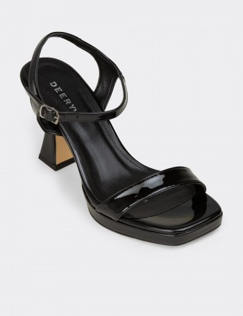 Women's Black Evening Heels