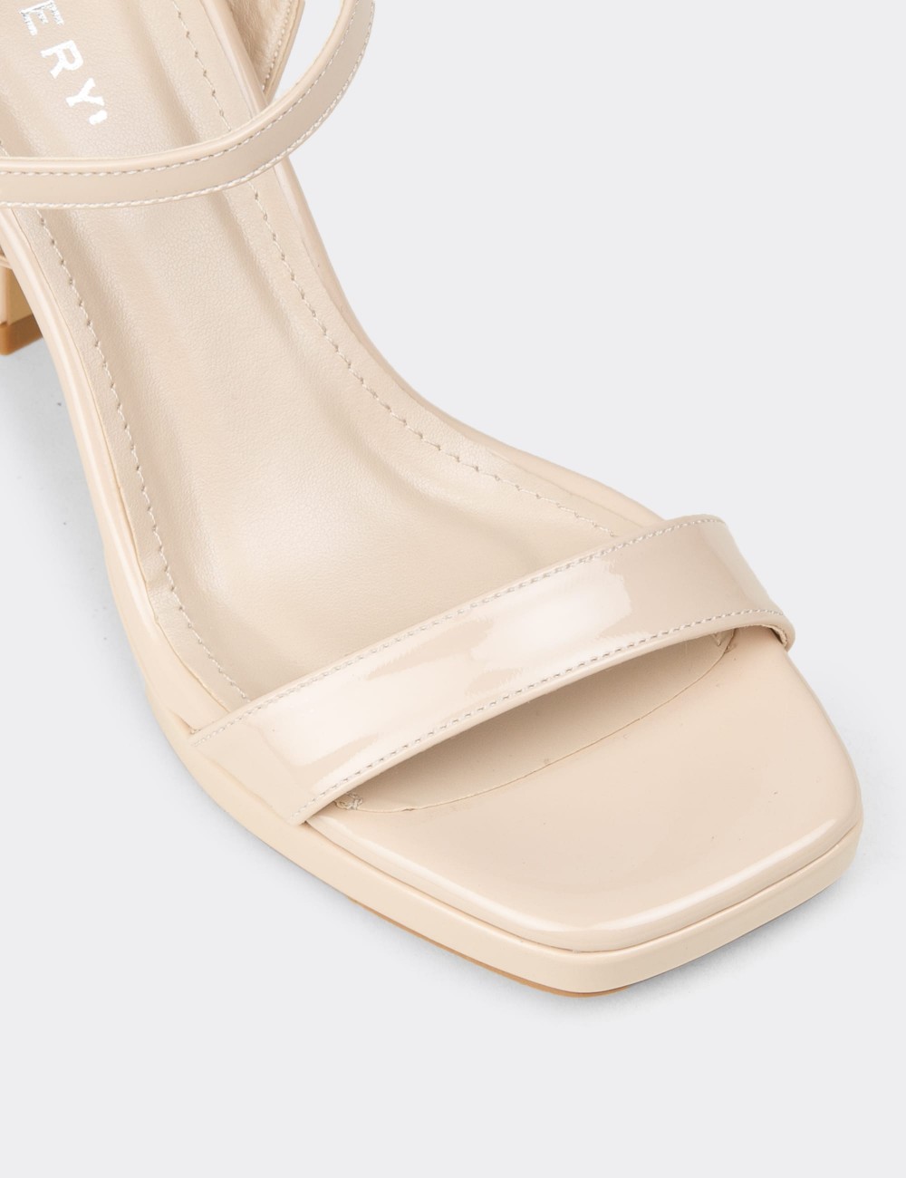 Women's Beige Evening High Heel - SM198ZBEJM03