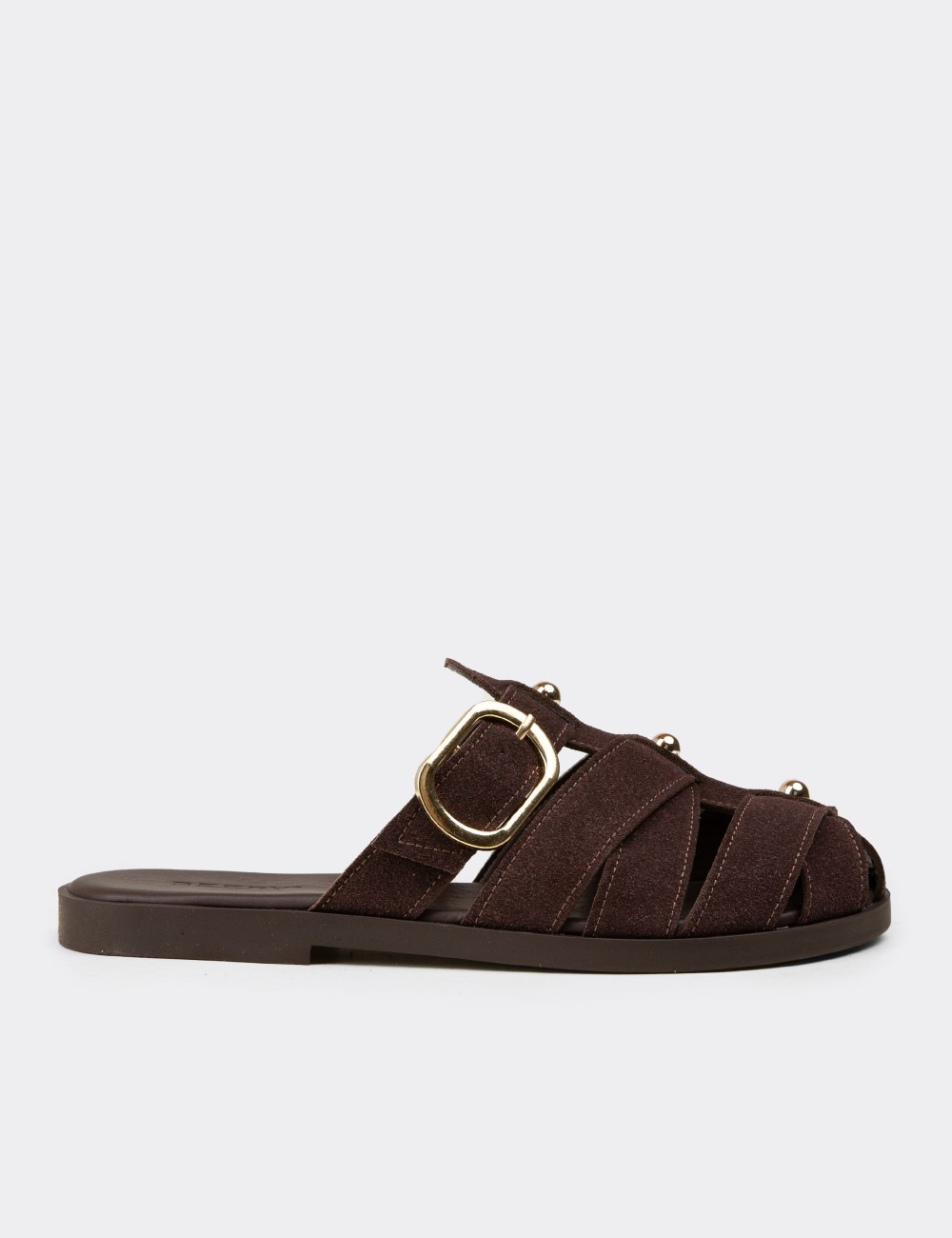 Women's Brown Sandals - K0021ZKHVM01