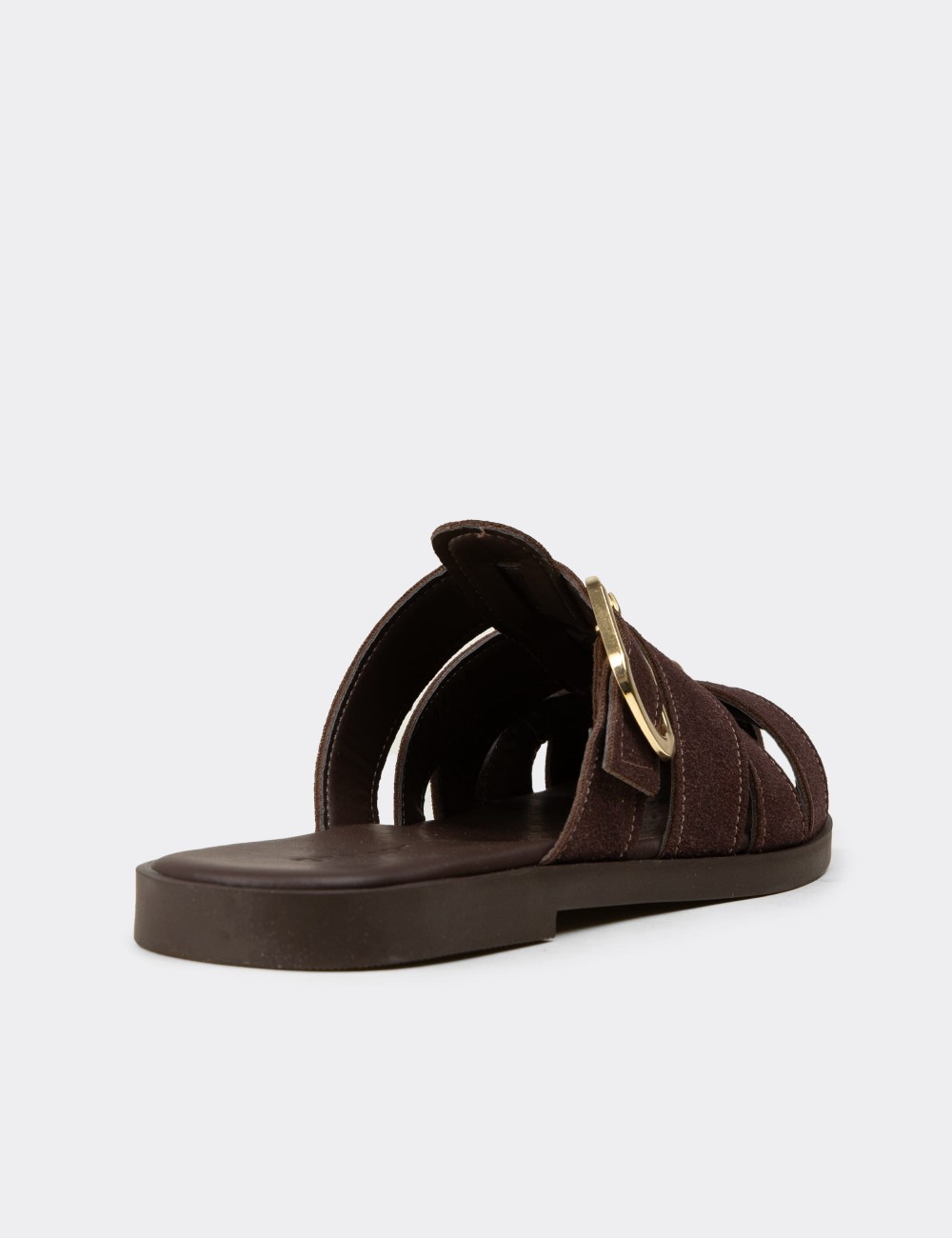 Women's Brown Sandals - K0021ZKHVM01