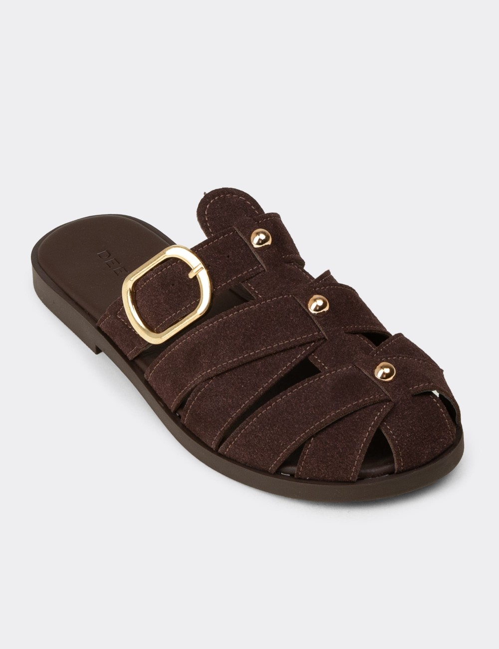 Women's Brown Sandals - K0021ZKHVM01