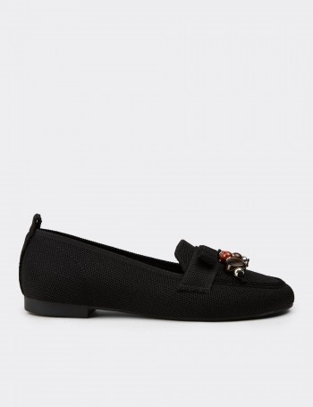 Women's Black Flat Shoes