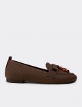 Women's Brown Flat Shoes