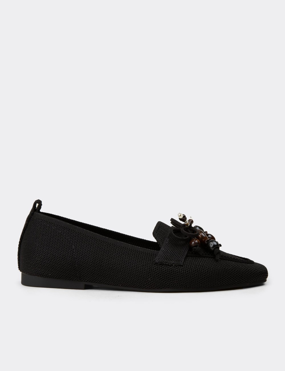 Women's Black Flats - K4004ZSYHC01