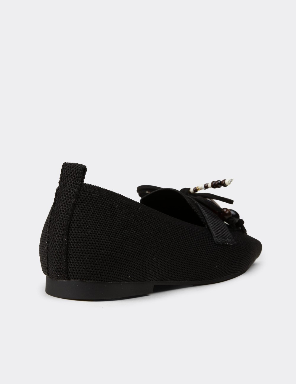 Women's Black Flats - K4004ZSYHC01