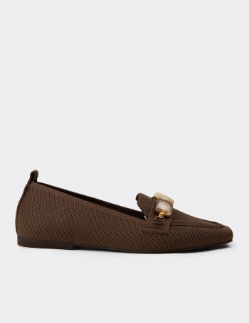 Women’s Brown Flats - K4003ZKHVC01