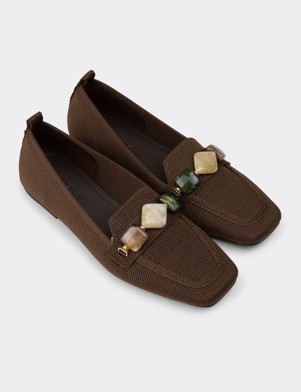 Women’s Brown Flats - K4003ZKHVC01