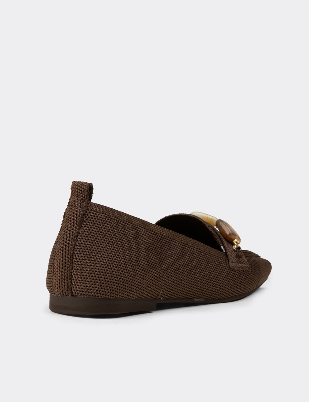 Women’s Brown Flats - K4003ZKHVC01