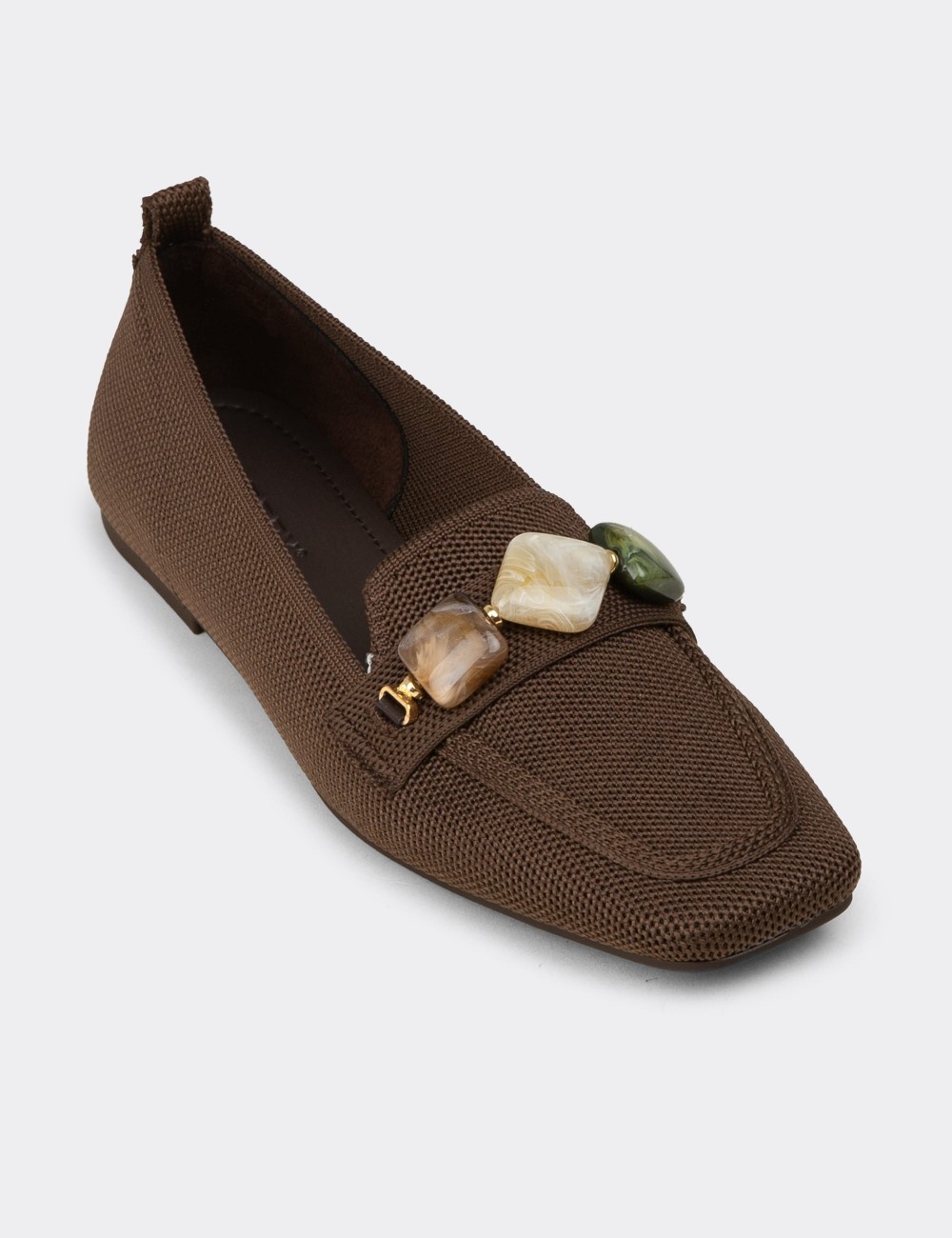 Women’s Brown Flats - K4003ZKHVC01