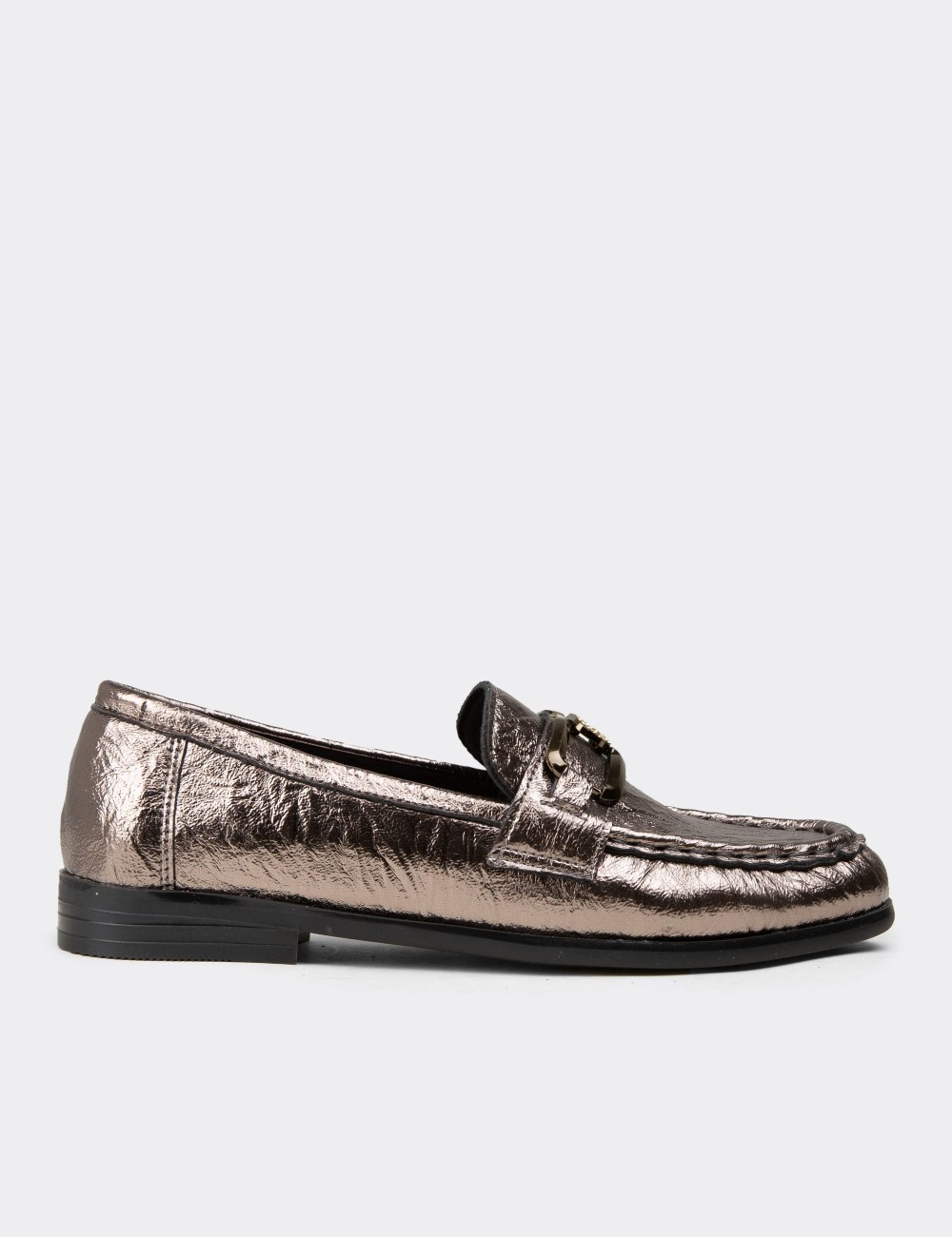 Women's Platinum Loafers - K0040ZPLTC01
