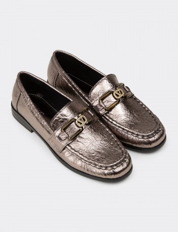Women's Platinum Loafers