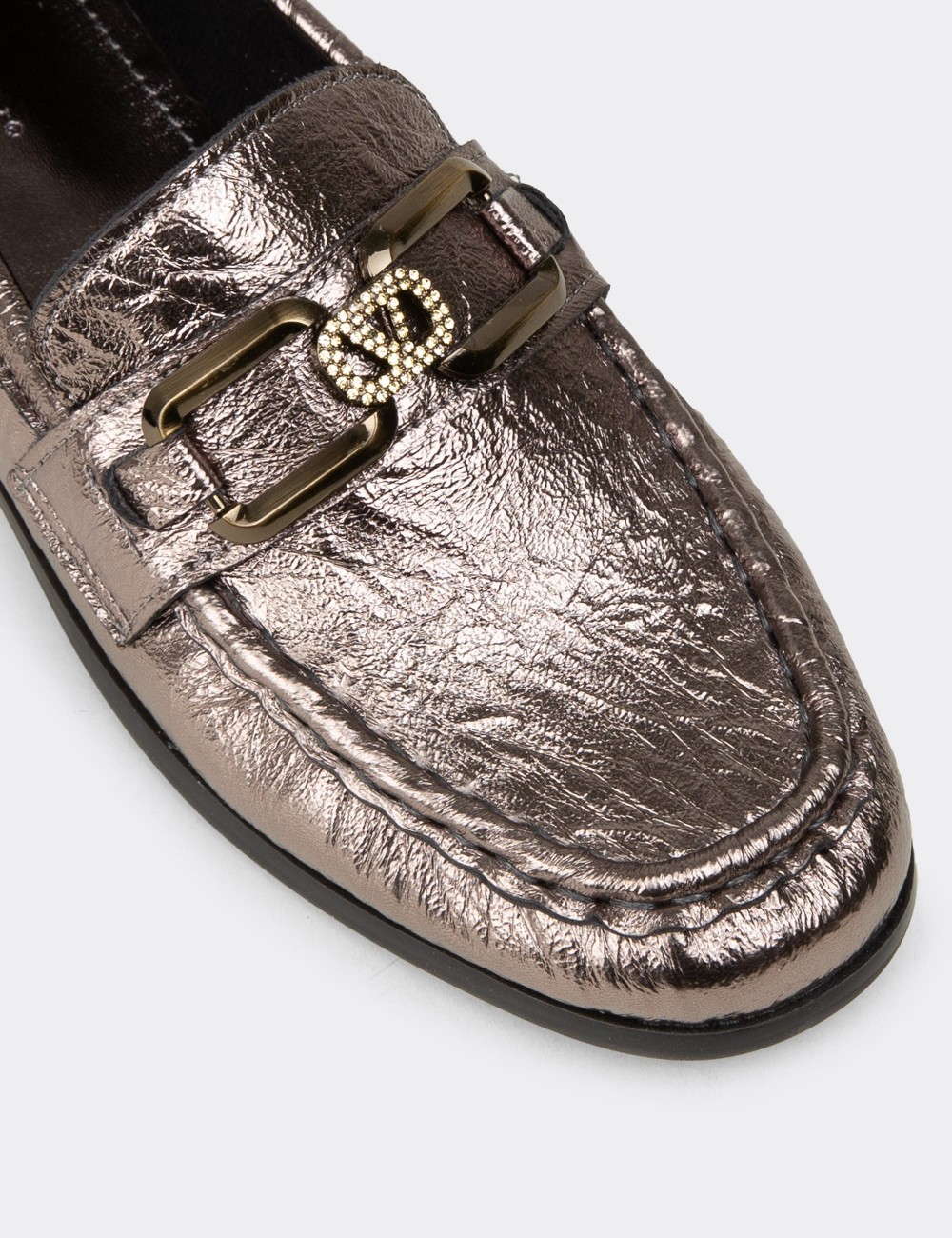 Women's Platinum Loafers - K0040ZPLTC01
