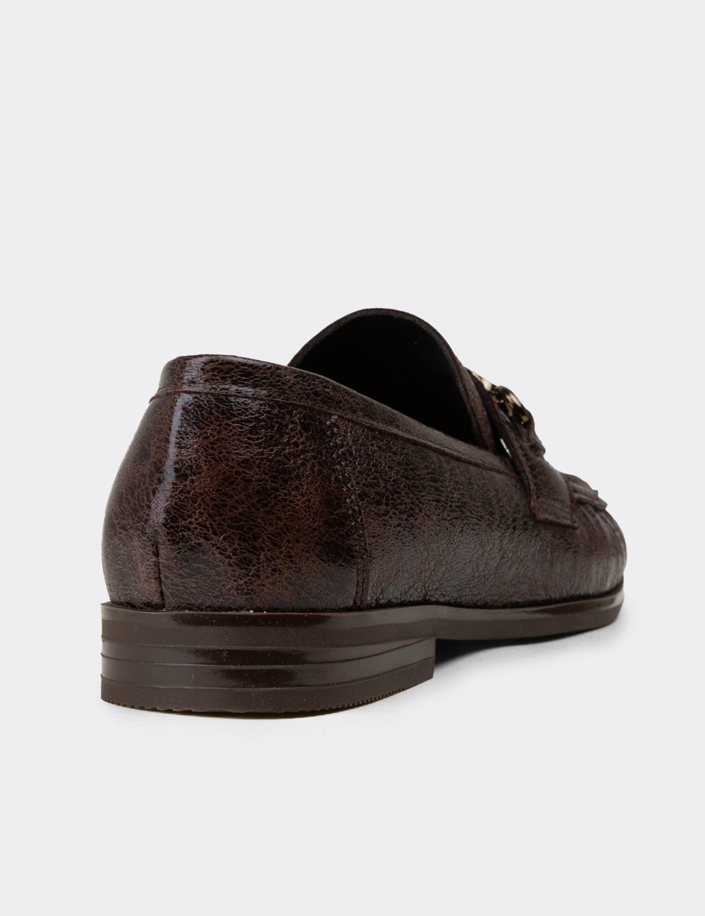 Women's Brown Loafers - K0013ZKHVC01