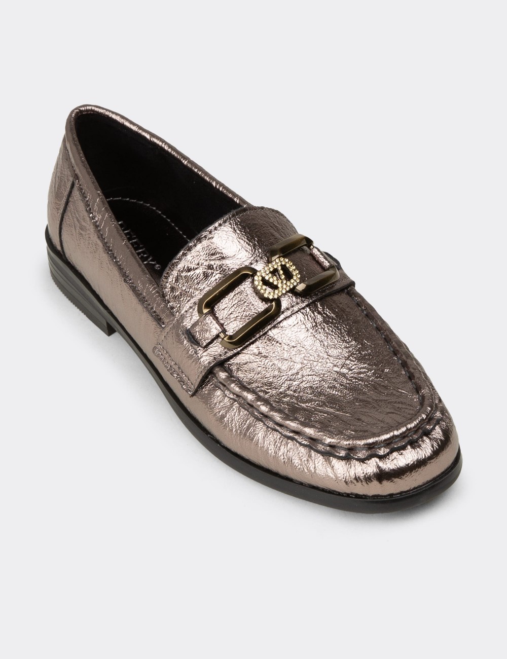 Women's Platinum Loafers - K0040ZPLTC01