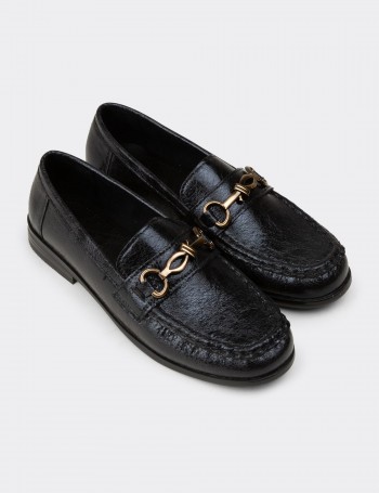 Women's Black Loafers