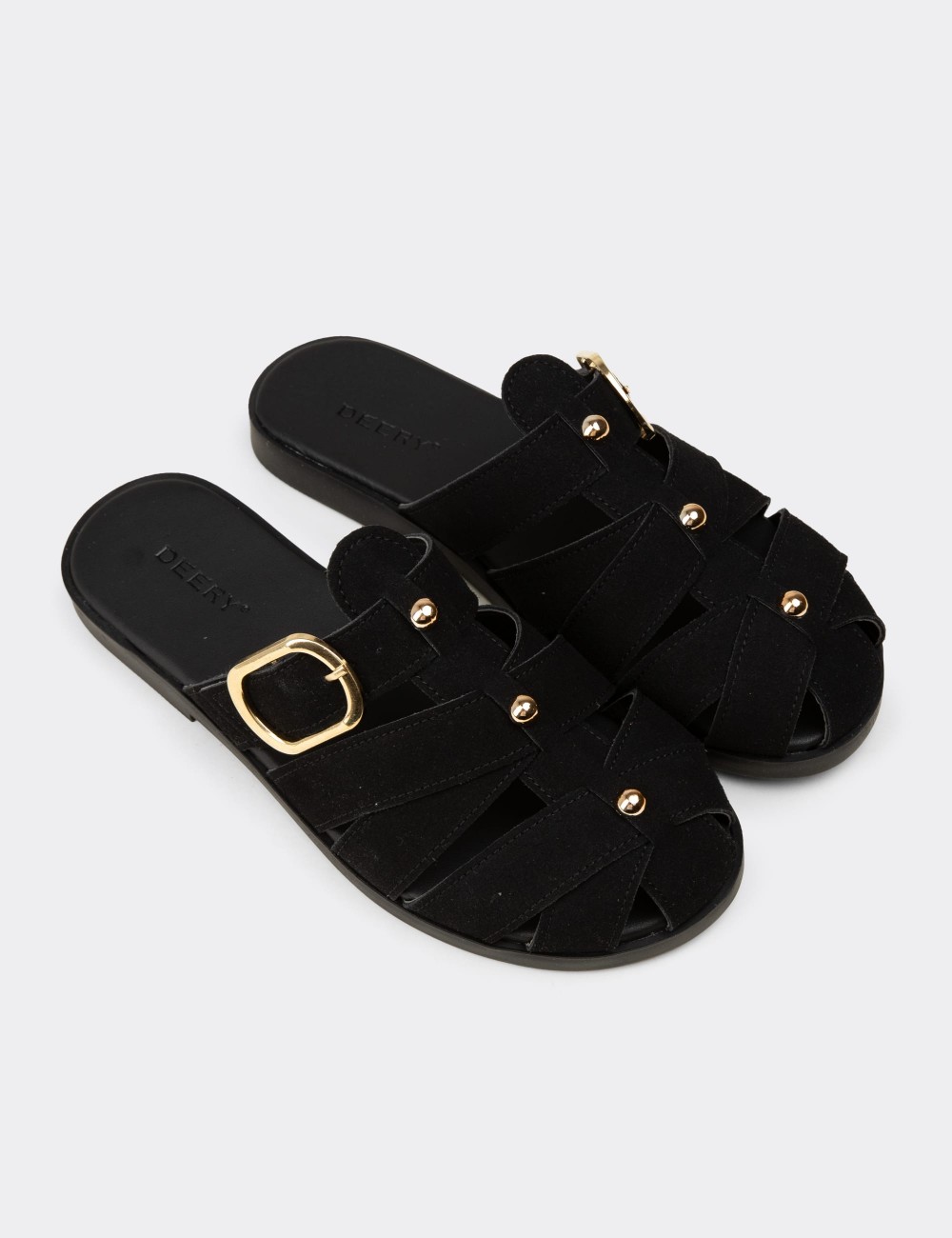 Women’s Black Sandals - K0021ZSYHM01