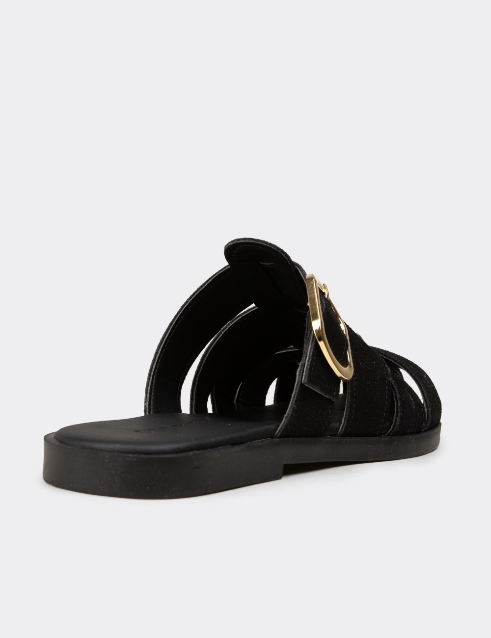 Women’s Black Sandals - K0021ZSYHM01
