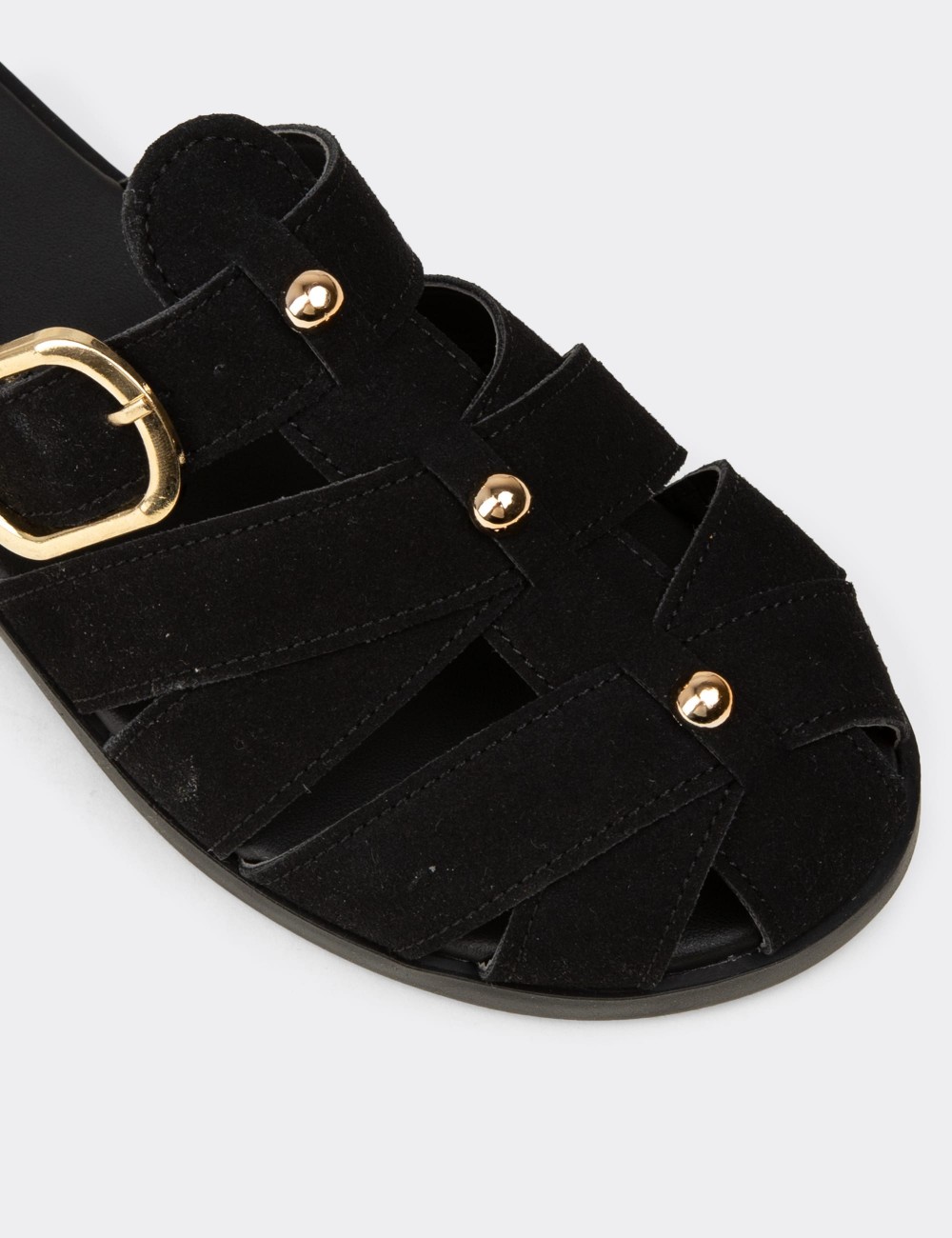 Women’s Black Sandals - K0021ZSYHM01