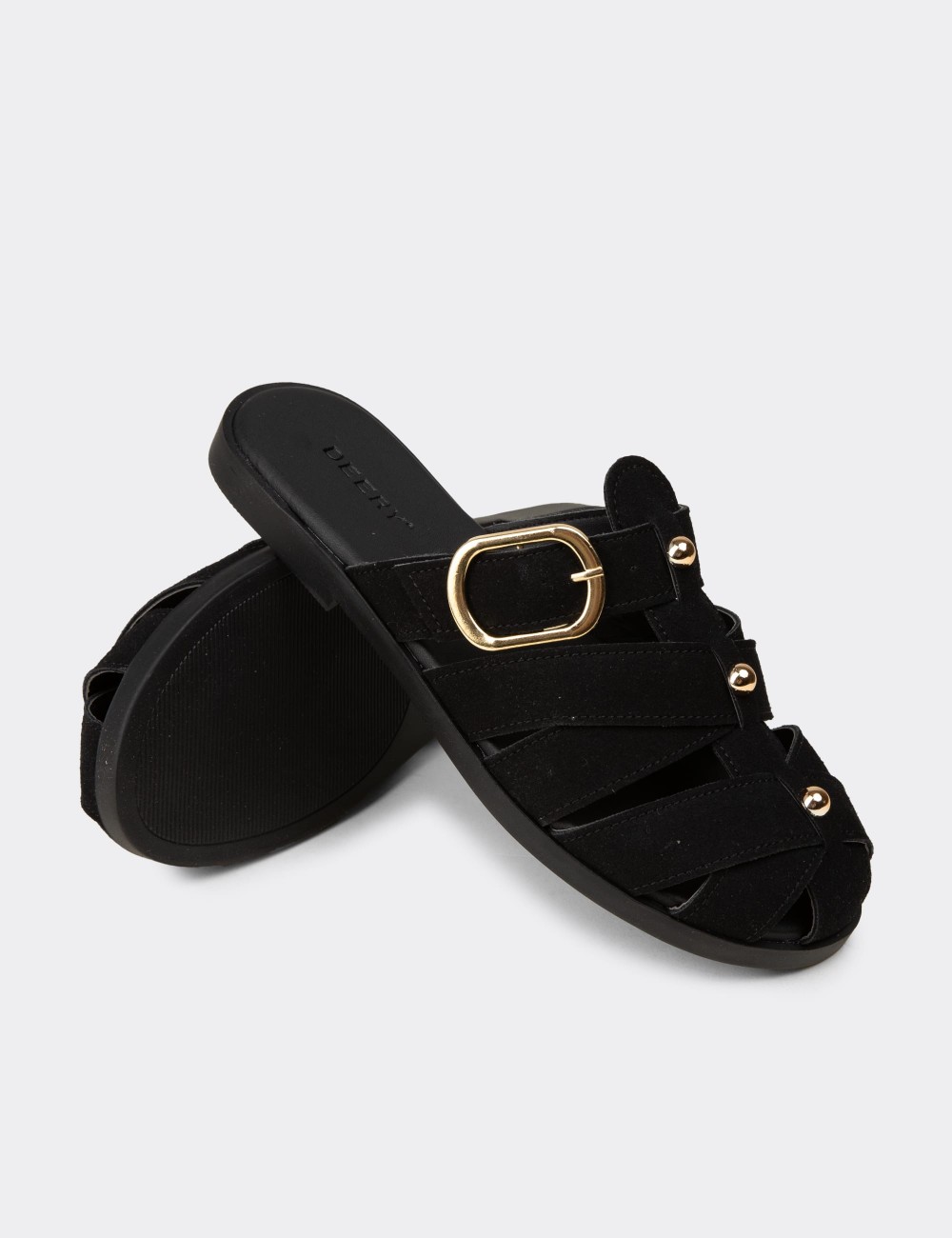 Women’s Black Sandals - K0021ZSYHM01