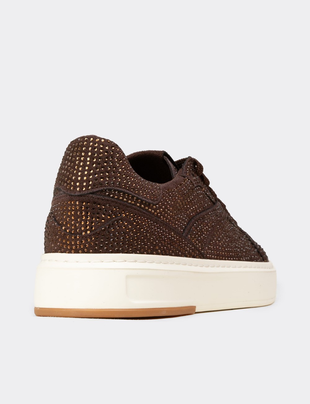 Women's Brown Sneakers - K0727ZKHVC01