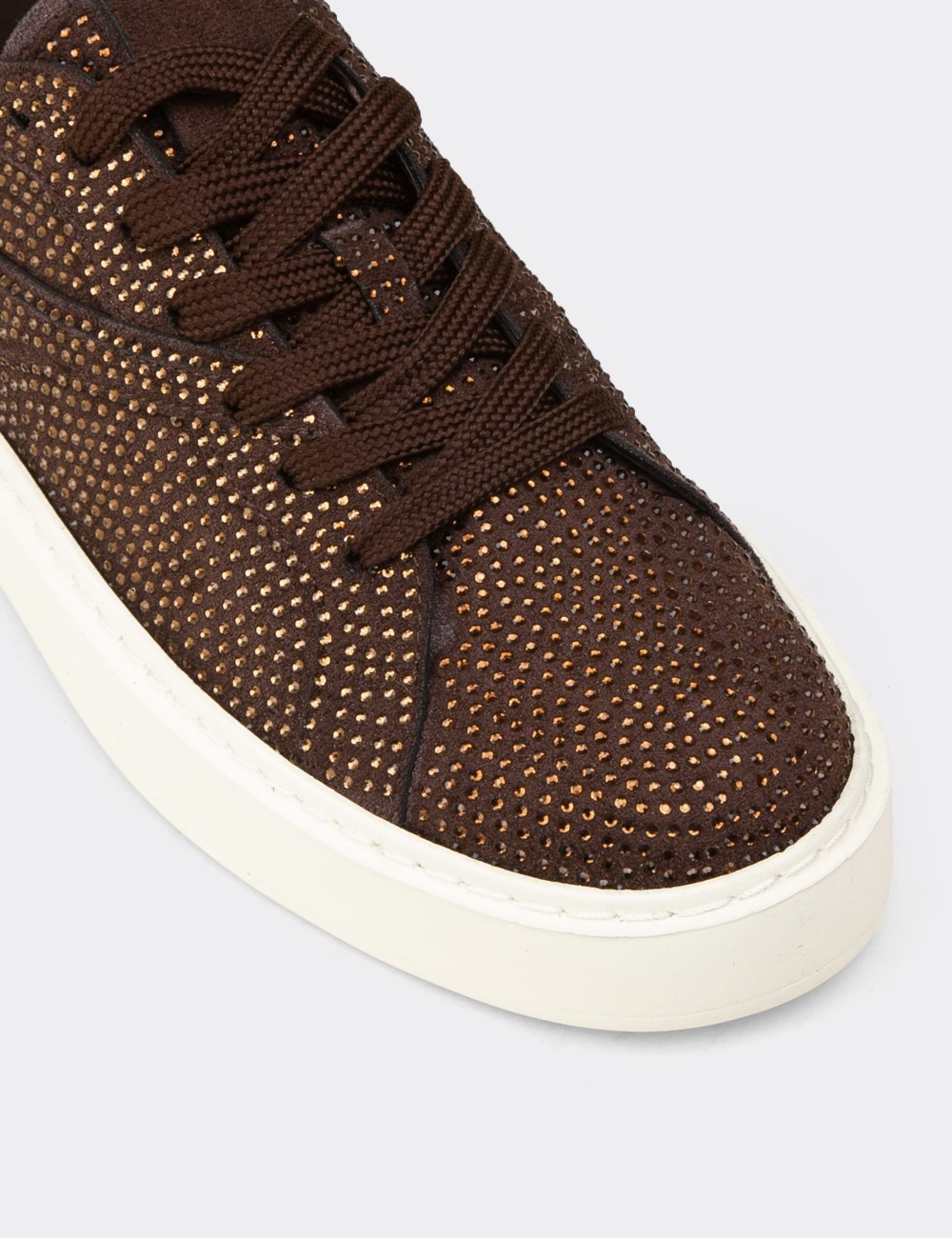 Women's Brown Sneakers - K0727ZKHVC01