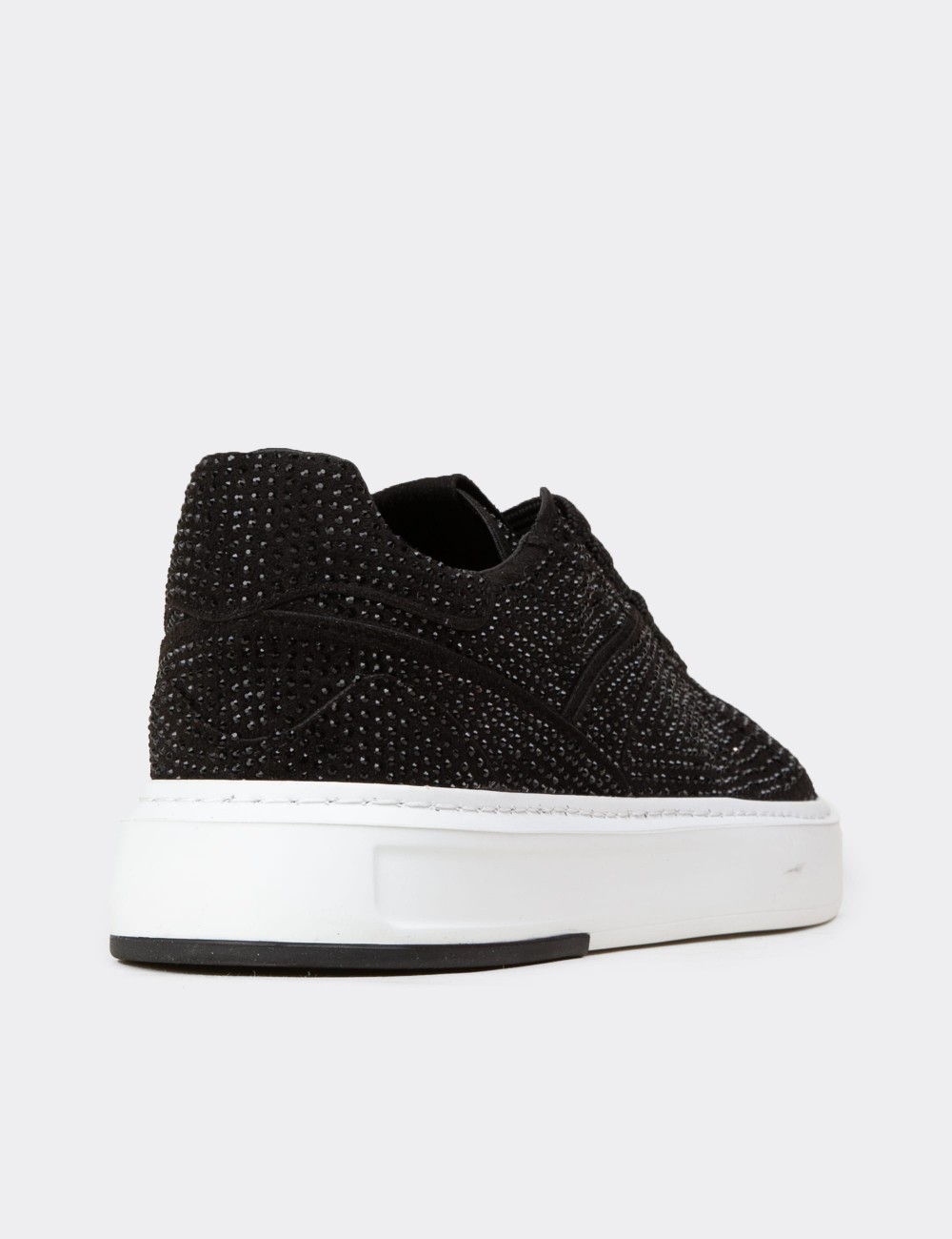 Women's Black Sneakers - K0727ZSYHC01