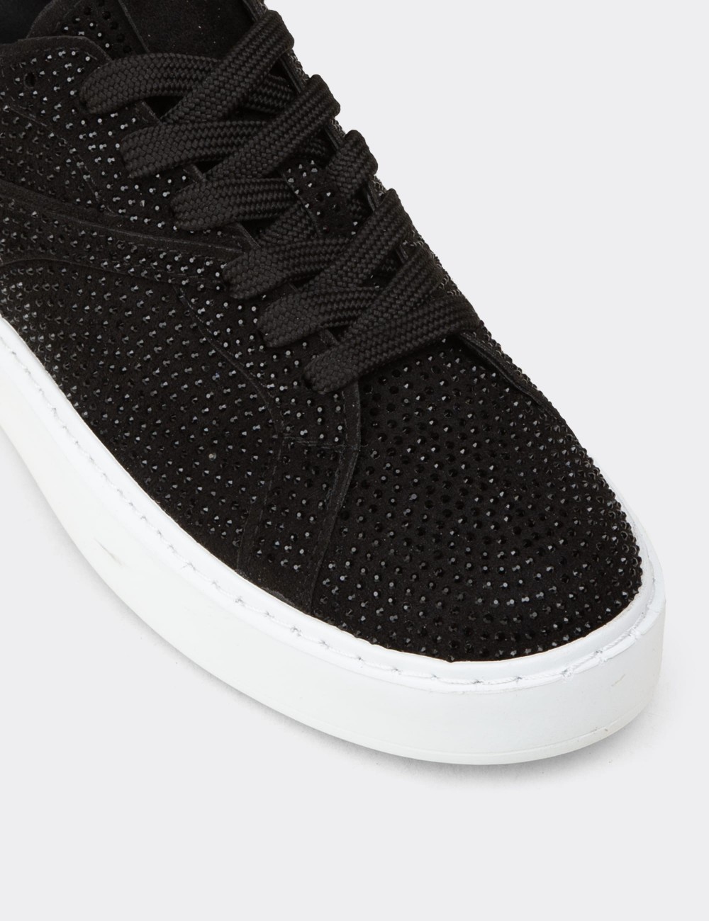Women's Black Sneakers - K0727ZSYHC01
