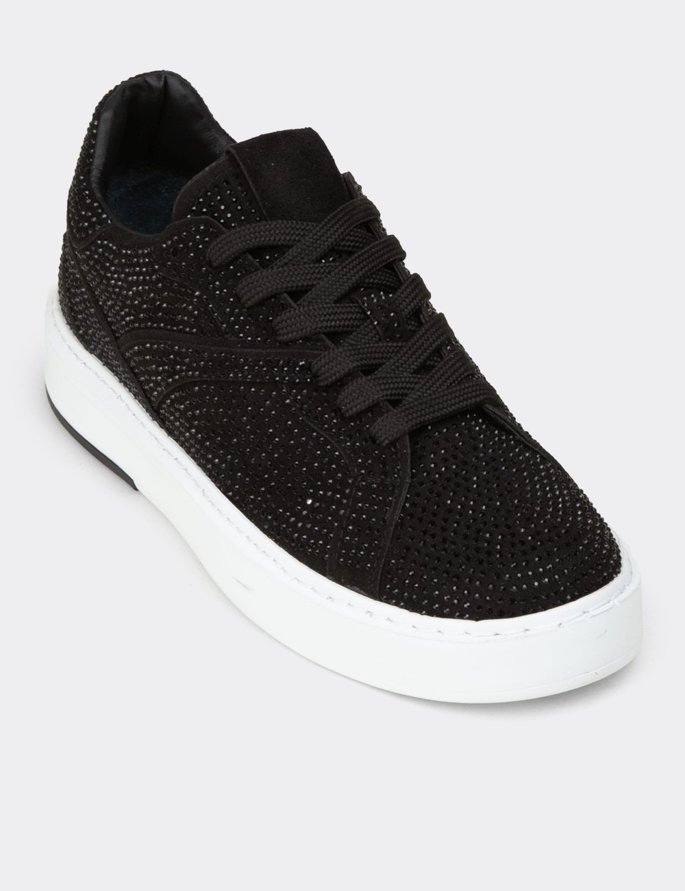 Women's Black Sneakers - K0727ZSYHC01
