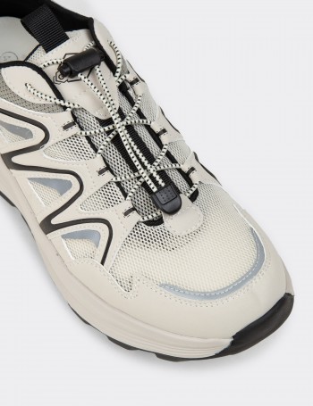 Men's Beige Sneakers