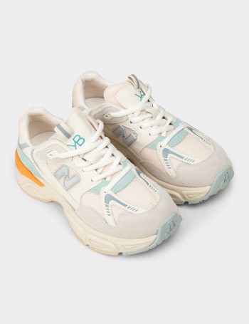 Women's Beige Sneakers