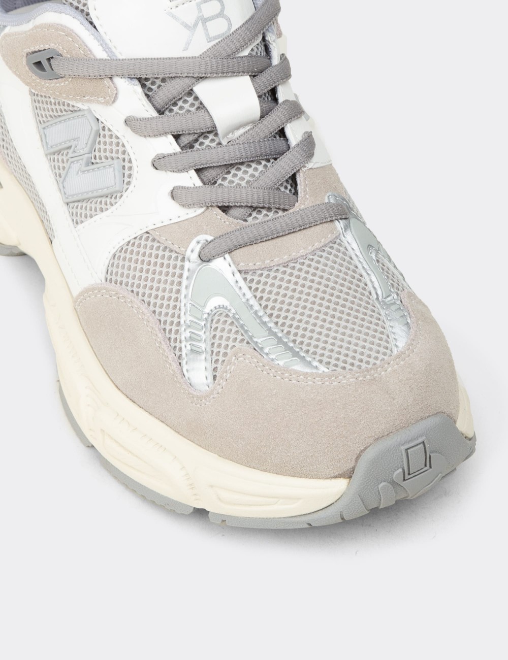 Women's Gray Sneakers - K1153ZGRIC01