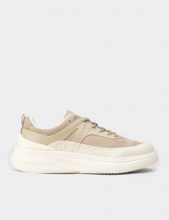 Men's Beige Sneakers